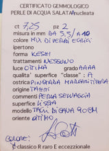 将图片加载到图库查看器,Collana argento e perla Tahiti TAGLI CAVA