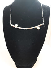 将图片加载到图库查看器,Collana argento e perla MEZZA LUNA