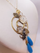 Carica l'immagine nel visualizzatore di Gallery, Collana con orologi GIADA Turchese 234