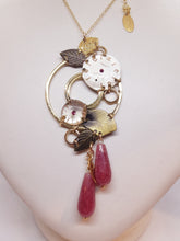 将图片加载到图库查看器,Collana con orologi  TORMALINA Rosa 234