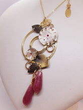 将图片加载到图库查看器,Collana con orologi  TORMALINA Rosa 234