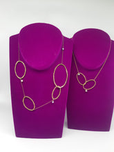 将图片加载到图库查看器,Collana gold p. e perla ONDA DUO
