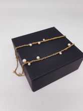 将图片加载到图库查看器,Collana gold p. e perla PENELOPE