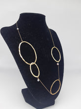 将图片加载到图库查看器,Collana gold p. e perla ONDA