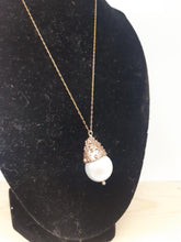 将图片加载到图库查看器,Collana bronzo e perla scaramozza VULCANO