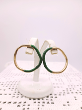 将图片加载到图库查看器,Orecchini bronzo e smalto/enamel
