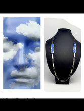 Carica l'immagine nel visualizzatore di Gallery, Collana argento, alluminio  e carta laccata