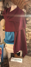 Carica l'immagine nel visualizzatore di Gallery, Stola Cashmere VINO WINE