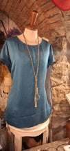 Carica l'immagine nel visualizzatore di Gallery, Collana LENTE silver pelle
