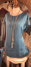 Carica l'immagine nel visualizzatore di Gallery, Collana LENTE silver pelle