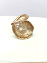 Carica l&#39;immagine nel visualizzatore di Gallery, Anello bronzo e smalto, ANEMONE CRISTALLI size 8