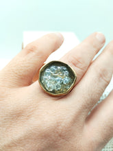 将图片加载到图库查看器，Anello bronzo e smalto COPPETTA CRI. size 14 / 15