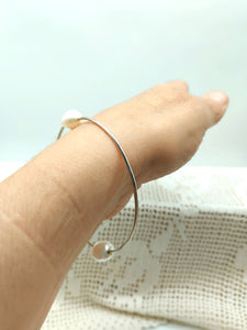 Bracciale argento e perla STAR