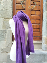 Carica l&#39;immagine nel visualizzatore di Gallery, Sciarpa Cashmere VIOLA