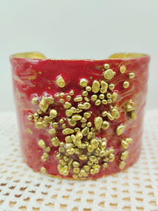 Bracciale bronzo e smalto BAHARY Red