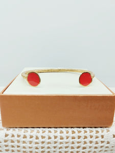 Bracciale bronzo ROSSO FERRARI