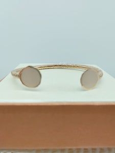 Bracciale bronzo e smalto CREMA