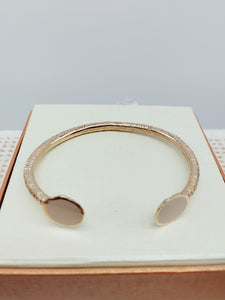 Bracciale bronzo e smalto CREMA