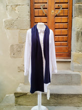 Carica l&#39;immagine nel visualizzatore di Gallery, Sciarpa Cashmere BLU NAVY