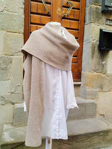 Sciarpa Cashmere Spighe SAND