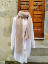 Carica l&#39;immagine nel visualizzatore di Gallery, Sciarpa Cashmere Spighe SAND