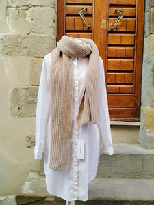 Sciarpa Cashmere Spighe SAND