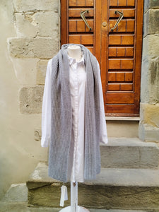 Sciarpa Cashmere Spighe GREY