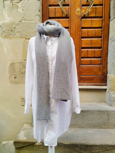 Sciarpa Cashmere Spighe GREY