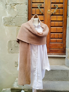 Sciarpa Cashmere Spighe CARAMEL