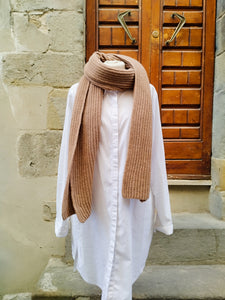 Sciarpa Cashmere Spighe CARAMEL