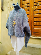 Carica l&#39;immagine nel visualizzatore di Gallery, Maxi Pull Cashmere Muline DENIM