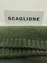 Carica l&#39;immagine nel visualizzatore di Gallery, Sciarpa Cashmere Costine GREEN ARMY