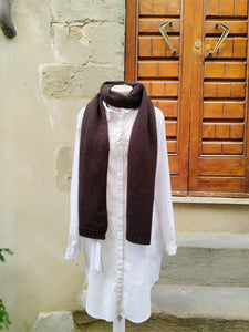 Sciarpa Cashmere Costine EBANO