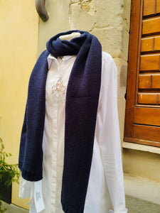 Sciarpa Cashmere Costine BLU NAVY