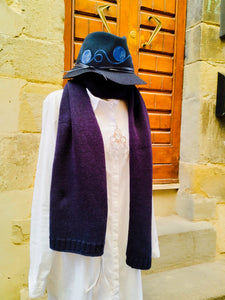 Cappello - Winter's hat BLU Dipinto a mano