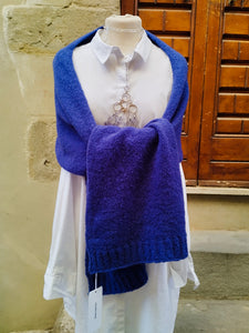 Sciarpa Merino e Cashmere BLUE ROYAL