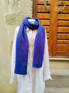 Sciarpa Merino e Cashmere BLUE ROYAL