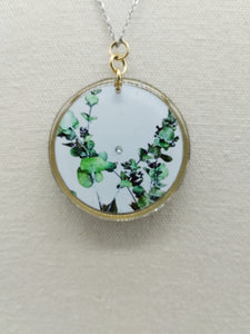 Collana con orologio 287 Verde. 2,4,6,8,10