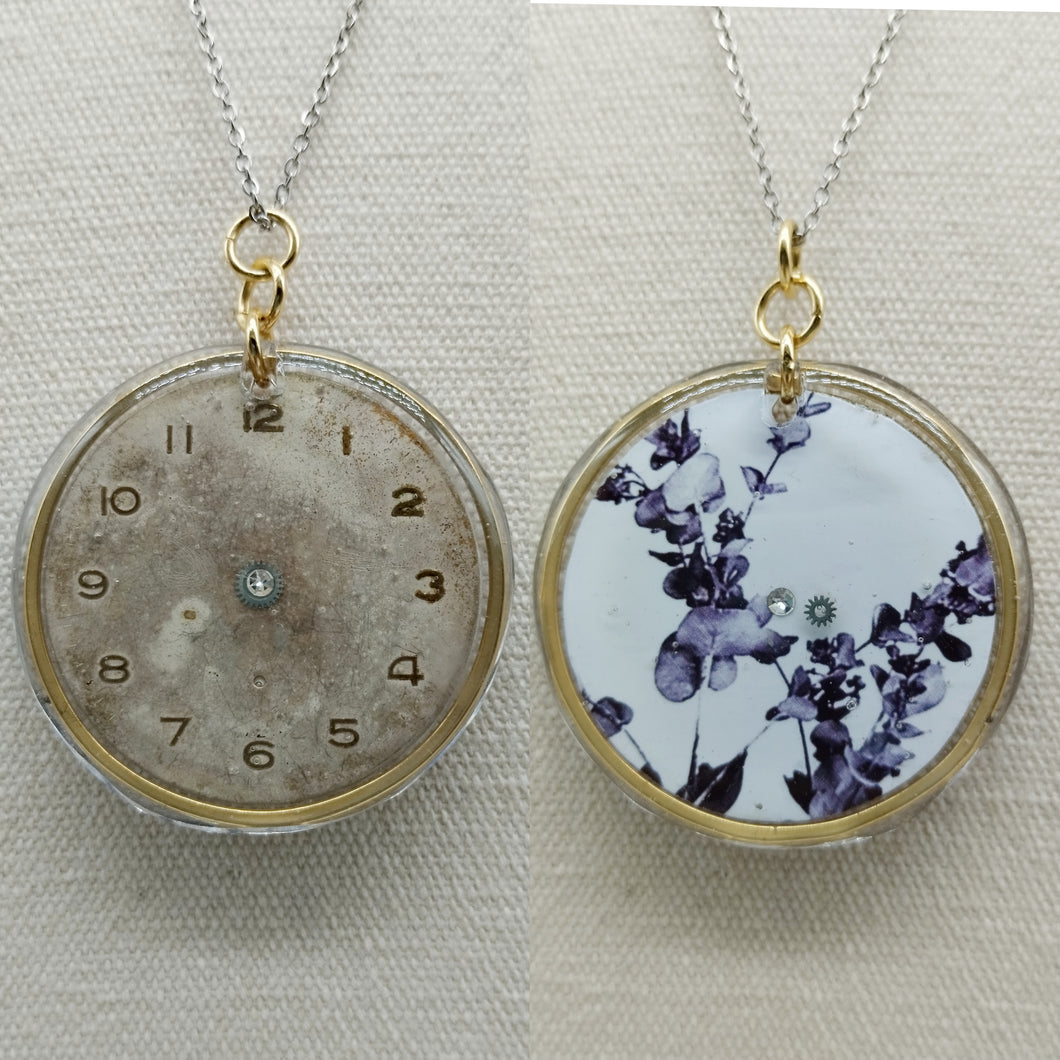 Collana con orologio 287 NERO Numeri