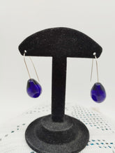 将图片加载到图库查看器，Orecchini vetro PERA Blu