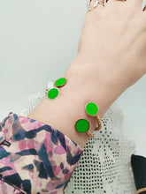 Charger l'image dans la galerie, Bracciale Open VERDE SCURO