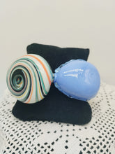 Carica l'immagine nel visualizzatore di Gallery, Bracciale vetro DUO Celeste