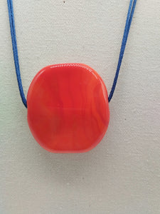 Collana vetro Sasso Orange