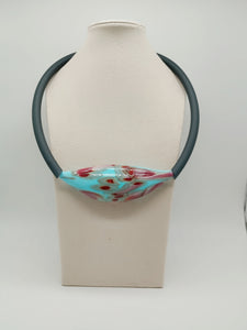 Collana vetro GLIMMER Celeste