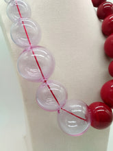 将图片加载到图库查看器，Collana vetro MOZZO Borgogna / Glicine