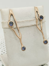 将图片加载到图库查看器，Orecchini bronzo, Jolite ALGHE