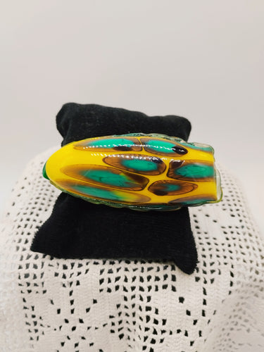 Bracciale vetro STONE GIALLO VERDE