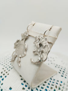 Orecchini silver FOGLIA