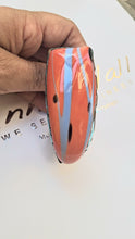 将图片加载到图库查看器，Bracciale vetro STONE Salmone  Nero