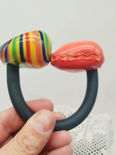 Carica l'immagine nel visualizzatore di Gallery, Bracciale vetro DUO Orange